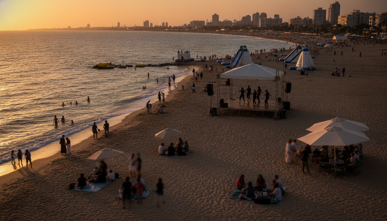 Summer events at Ashdod beaches: entertainment for families