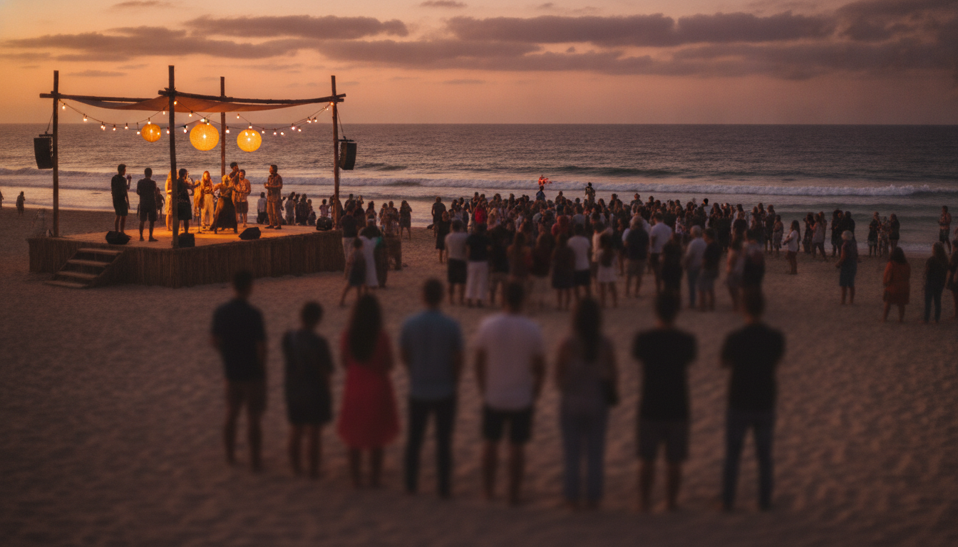Event at Delila Beach in Ashkelon