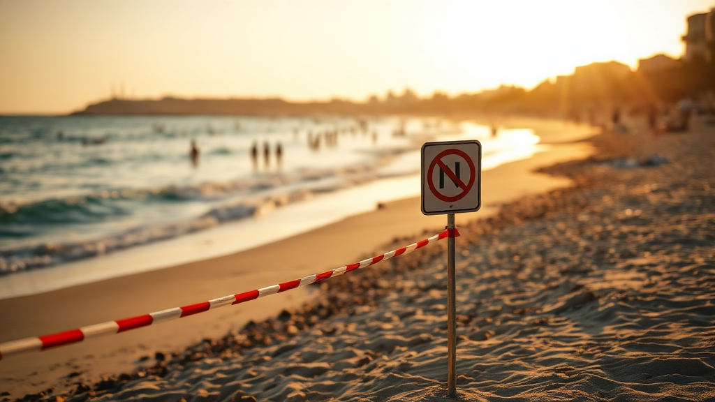 Bat Galim Beach remains closed for bathing