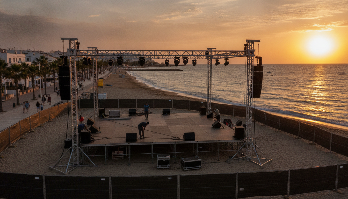 Preparations for 'Window to Mediterranean' festival in Ashdod